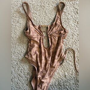 Sports illustrated one piece-brown swimsuit